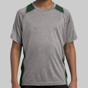 Youth Heather Colorblock Contender Tee