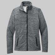 Ladies Digi Stripe Fleece Jacket