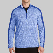 PosiCharge ® Electric Heather Colorblock 1/4 Zip Pullover