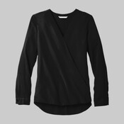 Port Authority ® Ladies Trendy Silhouette Wrap Blouse