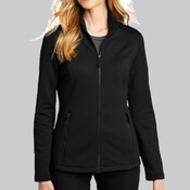 Ladies Grid Fleece Jacket