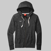 Ladies Gym Vintage Full Zip Hoodie