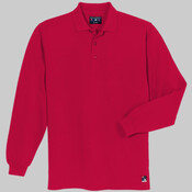 Port Authority® - Youth Long Sleeve Pique Knit Polo. Y320 