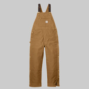 Short Firm Duck Insulated Bib Overalls