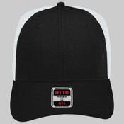 OTTO CAP® OTTO FLEX® Fitted 6 Panel Low Profile Mesh Back Trucker Hat