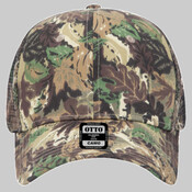 OTTO CAP® Camouflage 6 Panel Mid Profile Mesh Back Trucker Hat