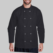 Unisex Ten Studded Front Chef Coat