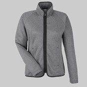 Women's Venture Heathered Stripe Full-Zip Jacket