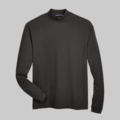 Unisex Sueded Jersey Mock Neck T-Shirt