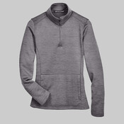 Women's Newbury Mélange Fleece Quarter-Zip Pullover