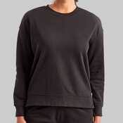 Women's Billie Side-Zip Crewneck Sweatshirt