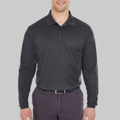 Men's Cool & Dry Long Sleeve Mesh Piqué Polo