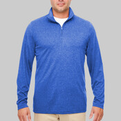 Men's Cool & Dry Heathered Performance Quarter-Zip Pullover