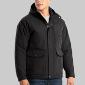 Men's Highland Quilt-Lined Micro-Duck Hooded Jacket