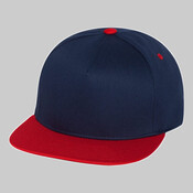 Five-Panel Cotton Twill Snapback Cap