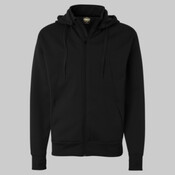 Unisex Poly-Tech Full-Zip Hooded Sweatshirt
