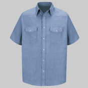 Men's Deluxe Western Style Short Sleeve Shirt
