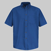 Men's Poplin Short Sleeve Dress Shirt