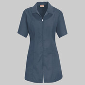 Women's Zip Front Smock