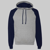 Unisex Nublend® Colorblocked Raglan Hooded Sweatshirt