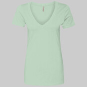 Women’s CVC Deep V-Neck Tee