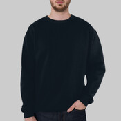 F496 Flex Fleece Crewneck Pullover Drop Shoulder Sweatshirt