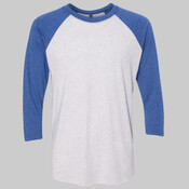 Unisex Triblend Three-Quarter Raglan Tee