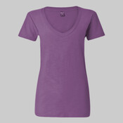 Women's V-Neck Slub T-Shirt