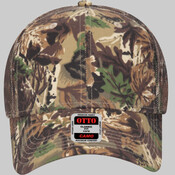 OTTO CAP® Camouflage 6 Panel Low Profile Mesh Back Trucker Hat