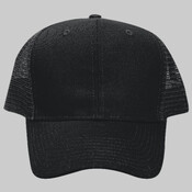 OTTO CAP® 6 Panel Mid Profile Mesh Back Trucker Hat