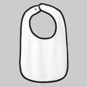 Infant Contrast Trim Terry Bib