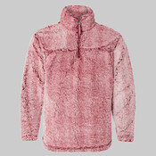 Unisex Sherpa Fleece Quarter-Zip Pullover