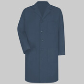 Unisex Extended Sizes Button Front Lab Coat