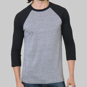 Unisex Triblend Three-Quarter Sleeve Raglan T-Shirt
