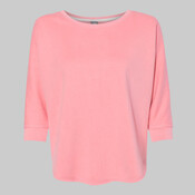 Women's Lounge Fleece Dolman Crewneck Sweatshirt