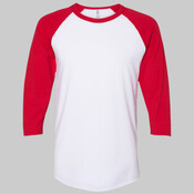 Premium Blend Ringspun Three-Quarter Sleeve Raglan Baseball T-Shirt