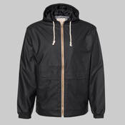 Unisex Vintage Hooded Rain Jacket