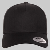 Premium Five-Panel Curved Bill Snapback Cap
