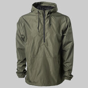 Unisex Lightweight Quarter-Zip Windbreaker Pullover Jacket