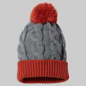 Chunk Twist Cuffed Beanie