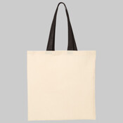 Economical Tote with Contrast-Color Handles