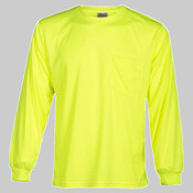 Unisex Microfiber Polyester Long Sleeve T-Shirt