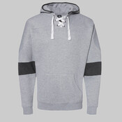 Men's Sport Lace Colorblocked Fleece Hooded Sweatshirt