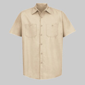 Men's Tall Industrial Short Sleeve Work Shirt