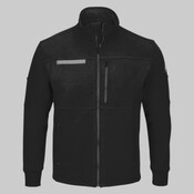 Men's Zip Front Fleece Jacket-Cotton /Spandex Blend