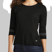 Women's Tri Blend 3/4 Sleeve Tee