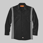 Men's Tall Industrial Colorblocked Long Sleeve Shirt