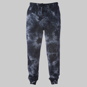 Unisex Tie-Dyed Fleece Sweatpants