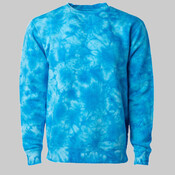 Unisex Midweight Tie-Dyed Crewneck Sweatshirt