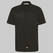 Men's Industrial Short Sleeve Cotton Work Shirt